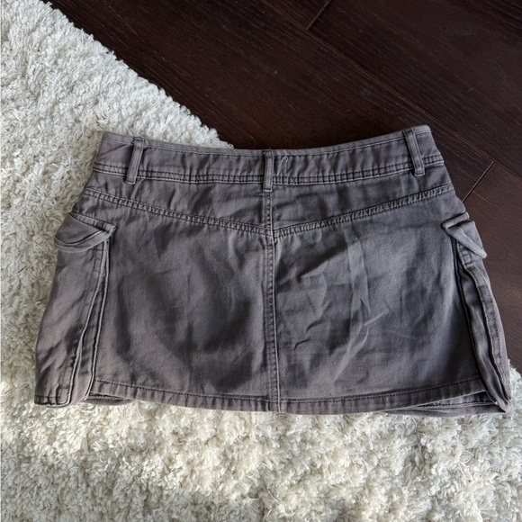 Garage Dark Grey Cargo Mini Skort - Picture 2 of 5